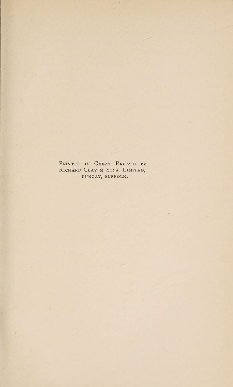 Richard Clay & Sons, Limited, BUNGAY, SUFFOLK.