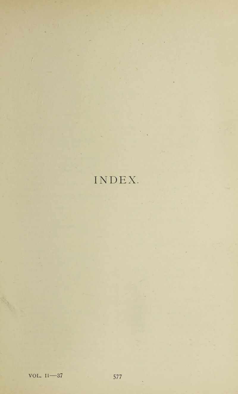 INDEX. VOL. II—37