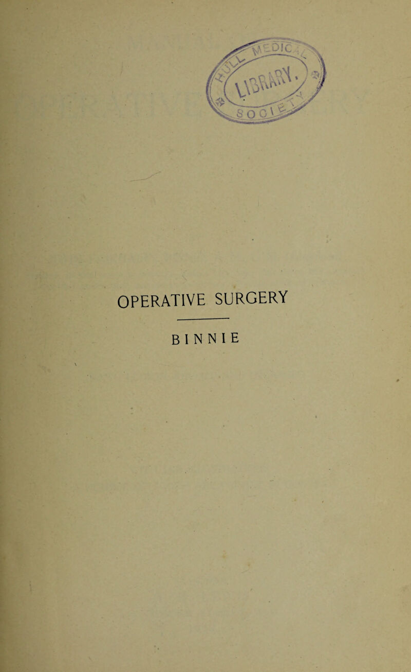 OPERATIVE SURGERY