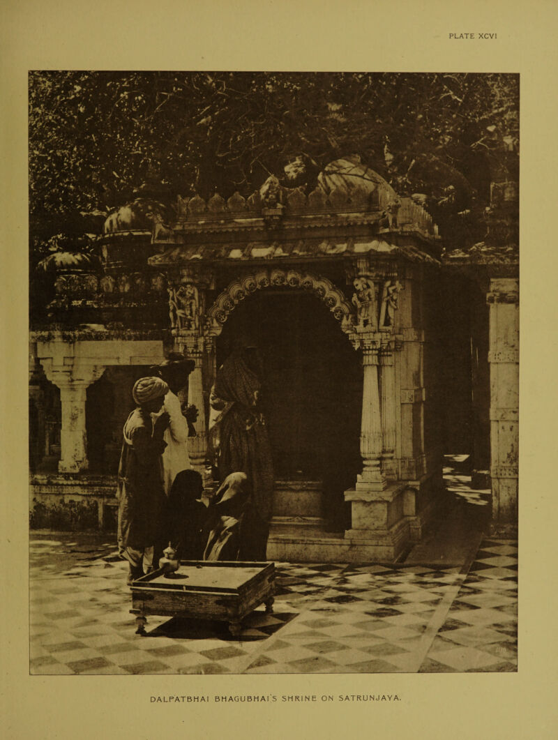 a® DALPATBHAI BMAGUBHAIS SHRINE ON SATRUNJAYA.