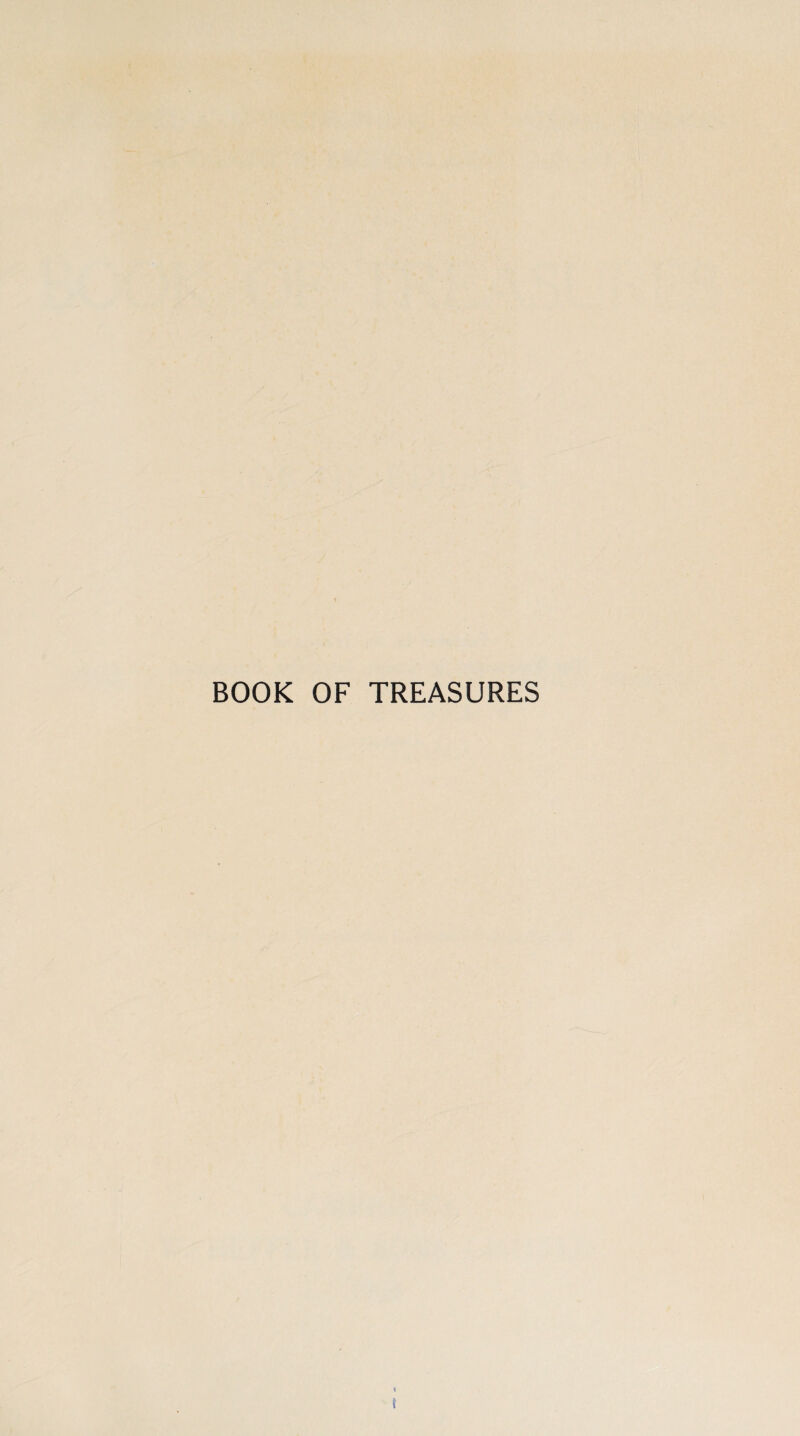 BOOK OF TREASURES