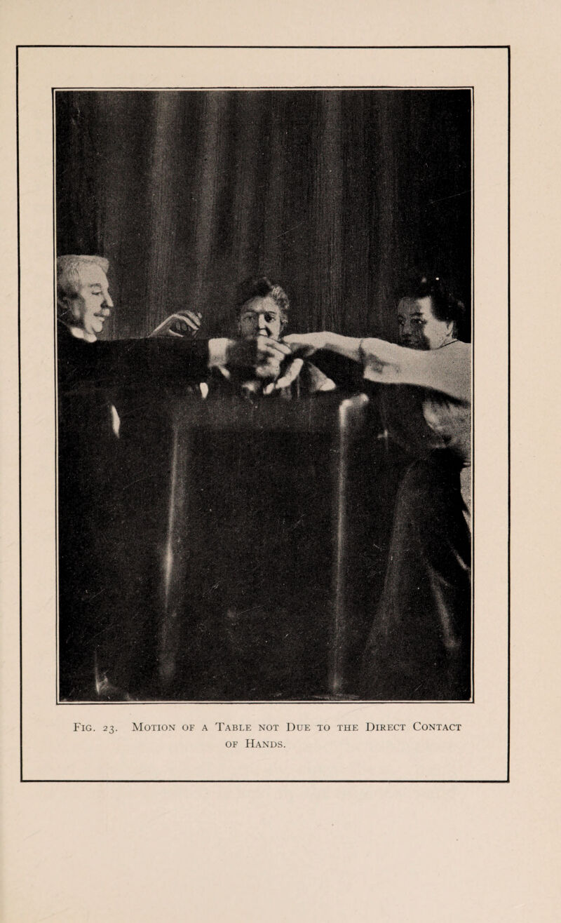 Fig. 23. Motion of a Table not Due to the Direct Contact of Hands.