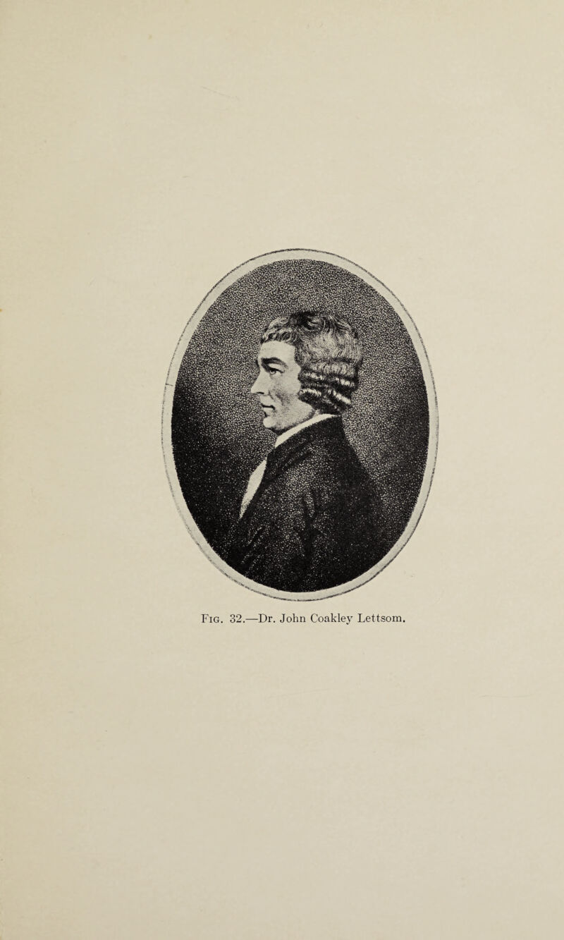 Fig. 32.—Dr. John Coakley Lettsom.