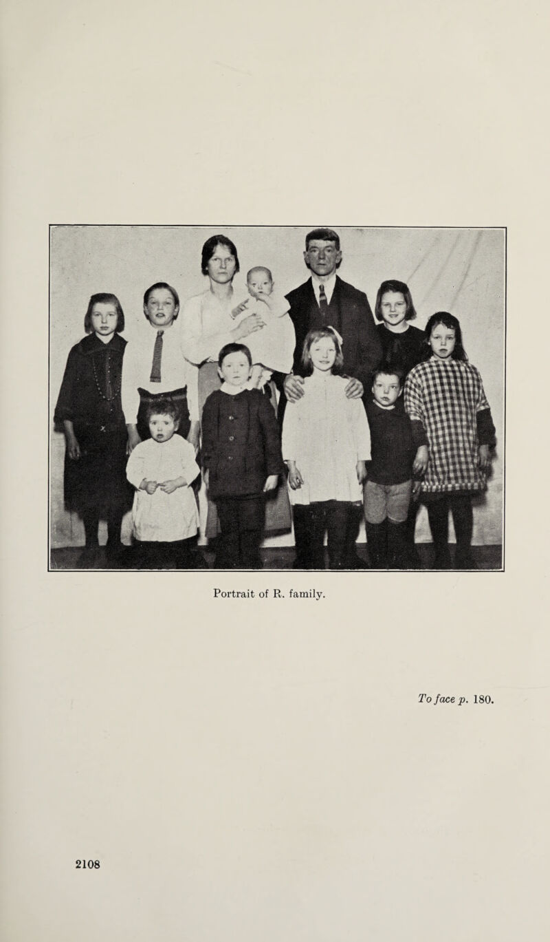 Portrait of R. family. To face p. 180. 2108