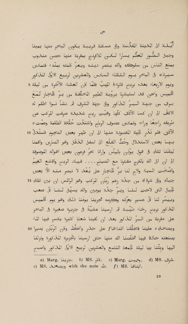 ^.^*1-01 ^ ^ Jf5 ^C-^L>^/Q '^^_5 <^AM.^ft£l # 2C-«X—J ^ - j wM ^ V J3AO0 ^•jyA.-^ ^* L^ a^ pCsj^s'^Lj /■ J ^ ,“'w*t^ x»») ^,^i i't 5 ^ u- ,UJf *-»*■> v* w*v (^cJ>L*JO 1 X/»*J AXfcK JJLJ3 <*wLjO ^.<oJ>-J isJJL, Af^S^Lw J^p p/JsJi J^f <tjoy poLwJf JJiAJf j*^_j p^uJl J, a Ljppv '*■' w w . 5 iCLJ p By>/i 4AotJ qO Uii 6 Bpli „ajo sAxj J.suJo] 3 *^3 jLsaH pj p iL&L^lU pJaJi LppXvJ AS 0-^3 0^*^- aJ ^JJ/ 0_i Lico J? OyJJ^ a£> ,^3 p/Ali ppJ aoo> (j-» Op p«C i^>0j>0 BiAjA»w isOy.^3 oli^i Lam/ q! /> w O } W ( ^ ^ C ViiMXj KXL> L^JJjAJLC. ^cOL*Jj l*>^ w } 4 o ^ ^ 10 jAX^li pO^uJ! (jiutJ pfrk Lg~vc sopa&U X-giL ^Aj j*^ ^3^' LU0I3 (^^La/) j/3 J-iAJI jAvJ (XI ^L&J -Lu>3 J^AXa/)) jjCoxj 1—po ) £ ^ — Xip^pl aJ^J (j^2*j p>. Lsi^ pLJL> qO^j JyP A LxxLJ p^xii 5.ASI3 ^.0^1 olp3 .... ^.LpJf <00 Lycii-o ^.jiilj aAJI jJ A* w O 5 »» w ^ . (j^JU aJ-^o ppj ^ Juu jLs^JX pi LJ /5 ciNjSl°i 15 /Jj 0\j (j*oLji 3^3 (-r^y*^ qLj^ ^*-Cj sAo> p» ^ ^3 3iLo> w W W W / fc t t ^x-o L_x_i aJJfj (JV5^ »A> pJ3 LaJ 30! JL*4>- A» ^ . W W W LT^A J.y, j£>3 /Jo LL03J Loy^ ^^=>3 J^ LiJ jM^_J3 p^ j, iyjio ^pjj> 3 Ka^£ l>Lp^f J? 3L>_jJ-) ooy ^yAji • w i'dl L^*i ,-w.jCj iyJ/ LilxA Lp»j ^j\ iAxj p5 Js. J jp VW 5 ci 20 ^1^3 Josj^3 ^iA> /‘l^sLoi Uil^s UJLc e/^Ui2J3 UJji5 Bpi JvJ ajJj^-L) pO> [^Jua aJJ! l^i li‘J>L> \XxjLaoj r.U/0 [3 ^ A! i ^3*^1 ^xJji pJ_pXxi?3 ^AvLJf AJt4.1>- a/J L^.J L/JO3 Lg/f a) Marg. Jop>. />) MS. y'6. c) Marg. o^.-sc3- ^) MS. Jp. r) MS. Ajs»u^j3 with tho note Jo. f) MS. IpLoL 10