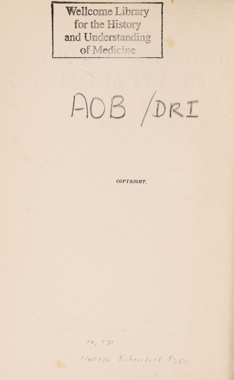 COPYRIGHT. / 0 1 7 3/