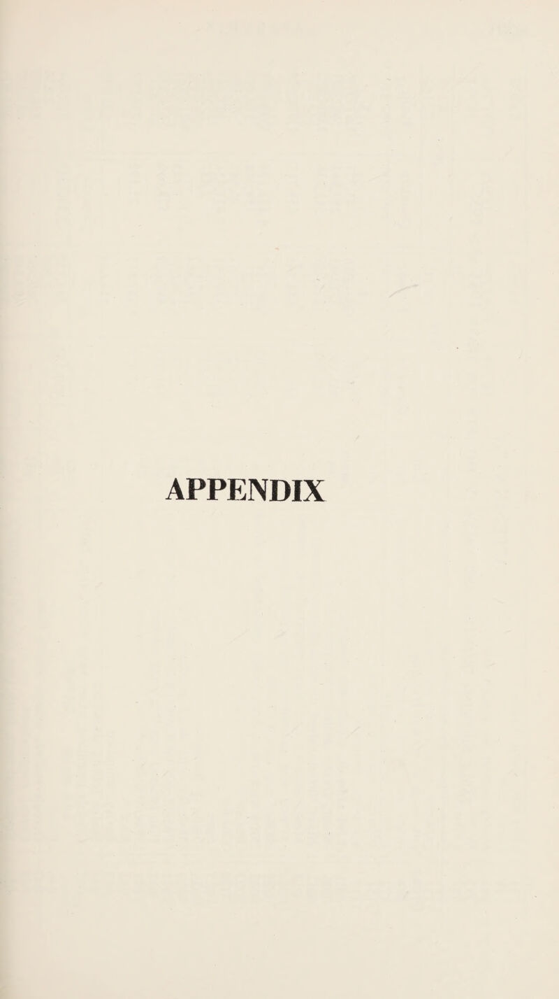 APPENDIX