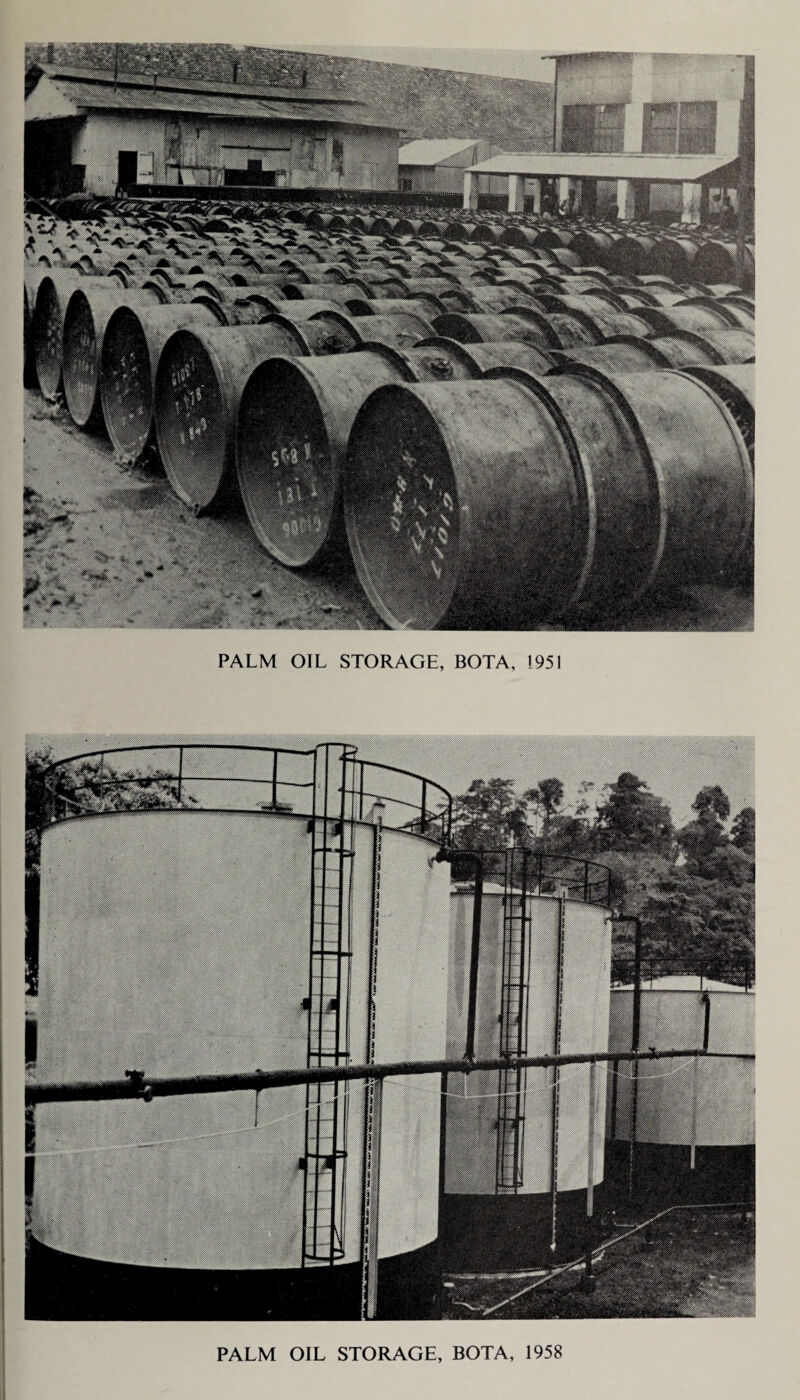 PALM OIL STORAGE, BOTA, 1958 ■SI