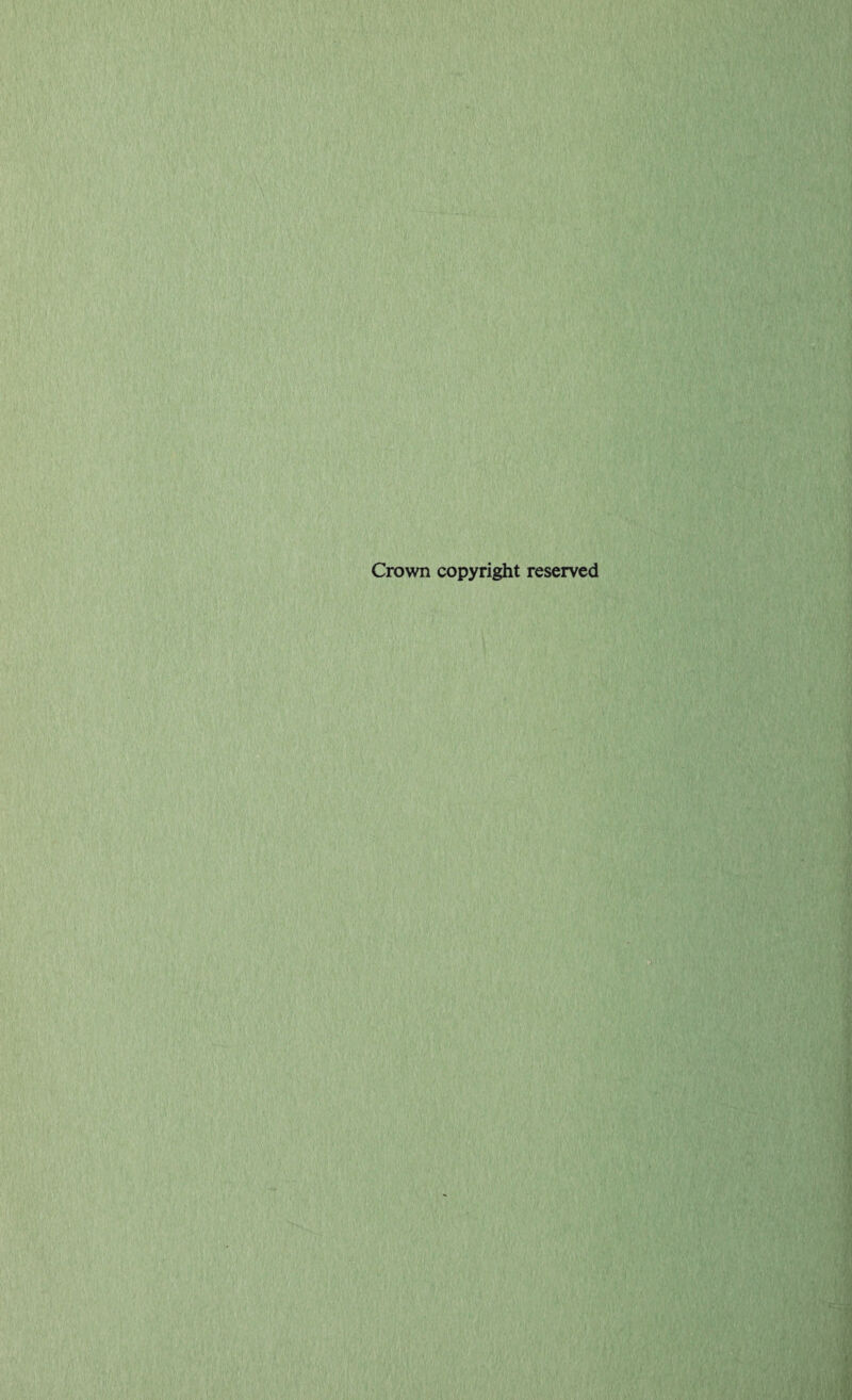 Crown copyright reserved