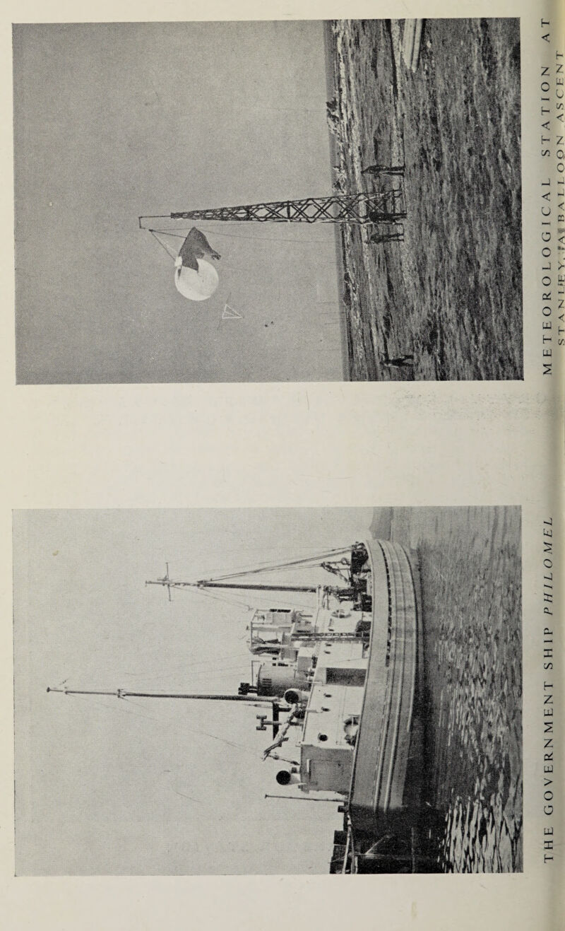 THE GOVERNMENT SHIP PHILOMEL METEOROLOGICAL STATION AT