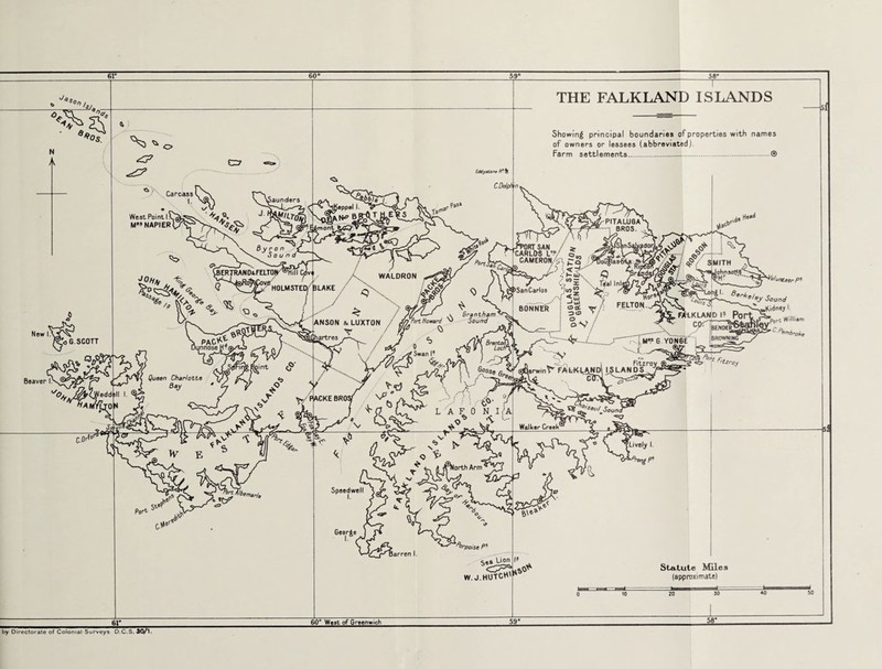 by Directorate of Colonial Surveys D.C.S. soTT