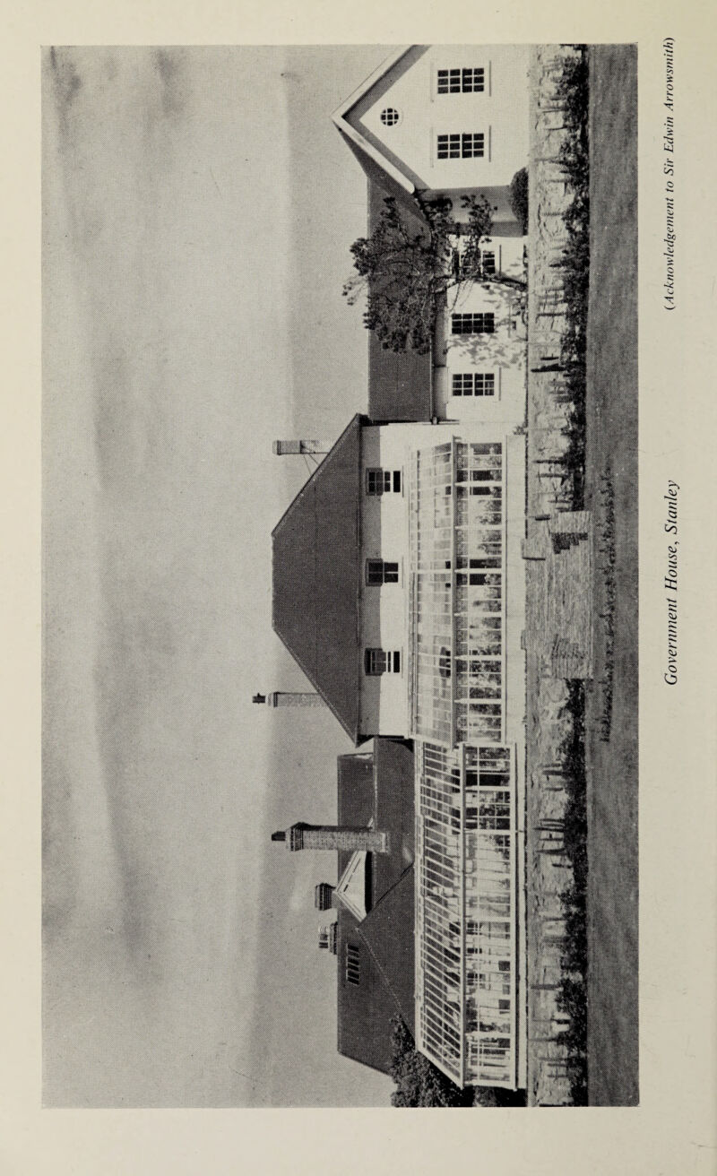 Government House, Stanley (Acknowledgement to Sir Edwin Arrowsmith)