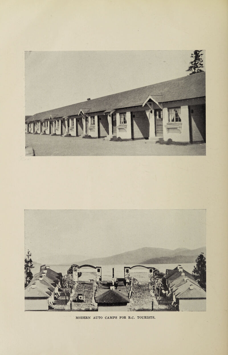 MODERN AUTO CAMPS FOR B.C. TOURISTS