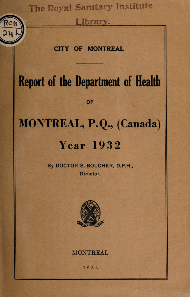 The Royal Sanitary Institute