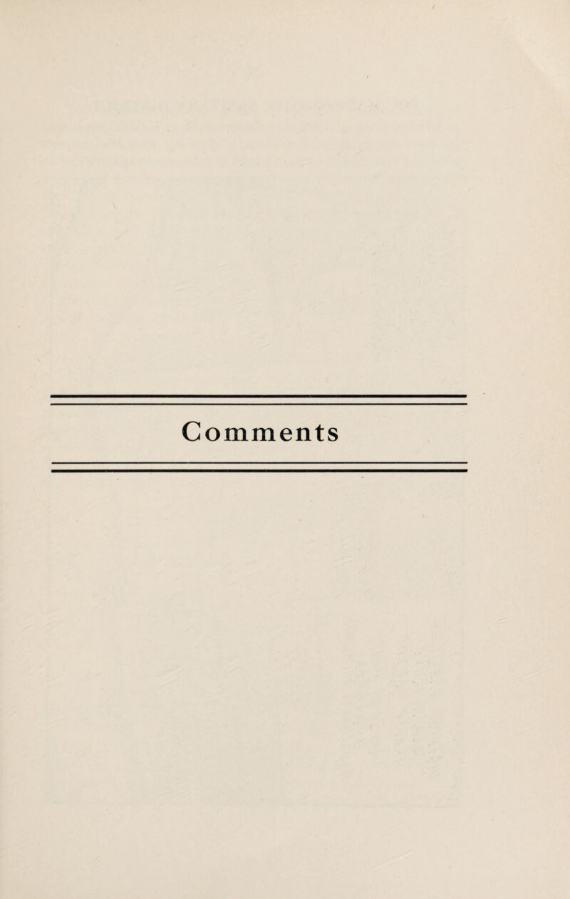 Comments