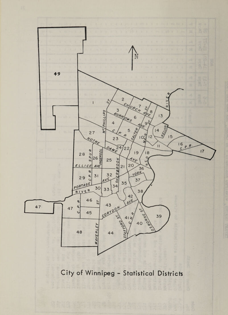 City of Winnipeg - Statistical Districts