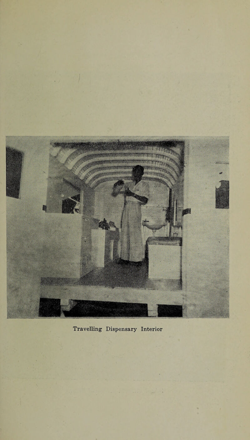 Travelling Dispensary Interior