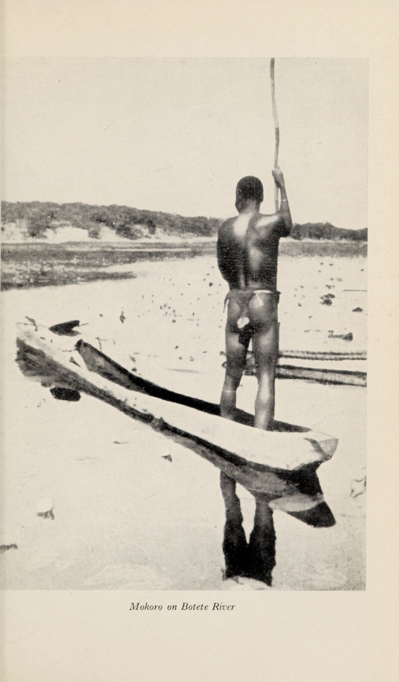 Mokoro on Botete River