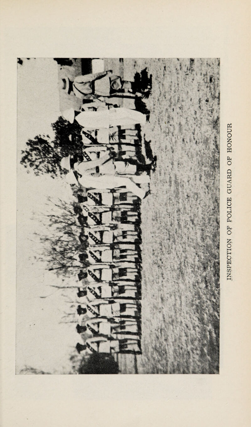 INSPECTION OF POLICE GUARD OF HONOUR