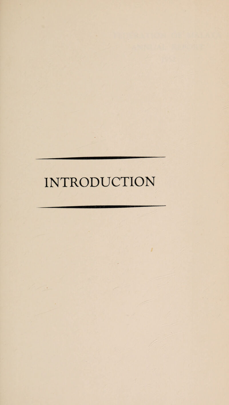 INTRODUCTION