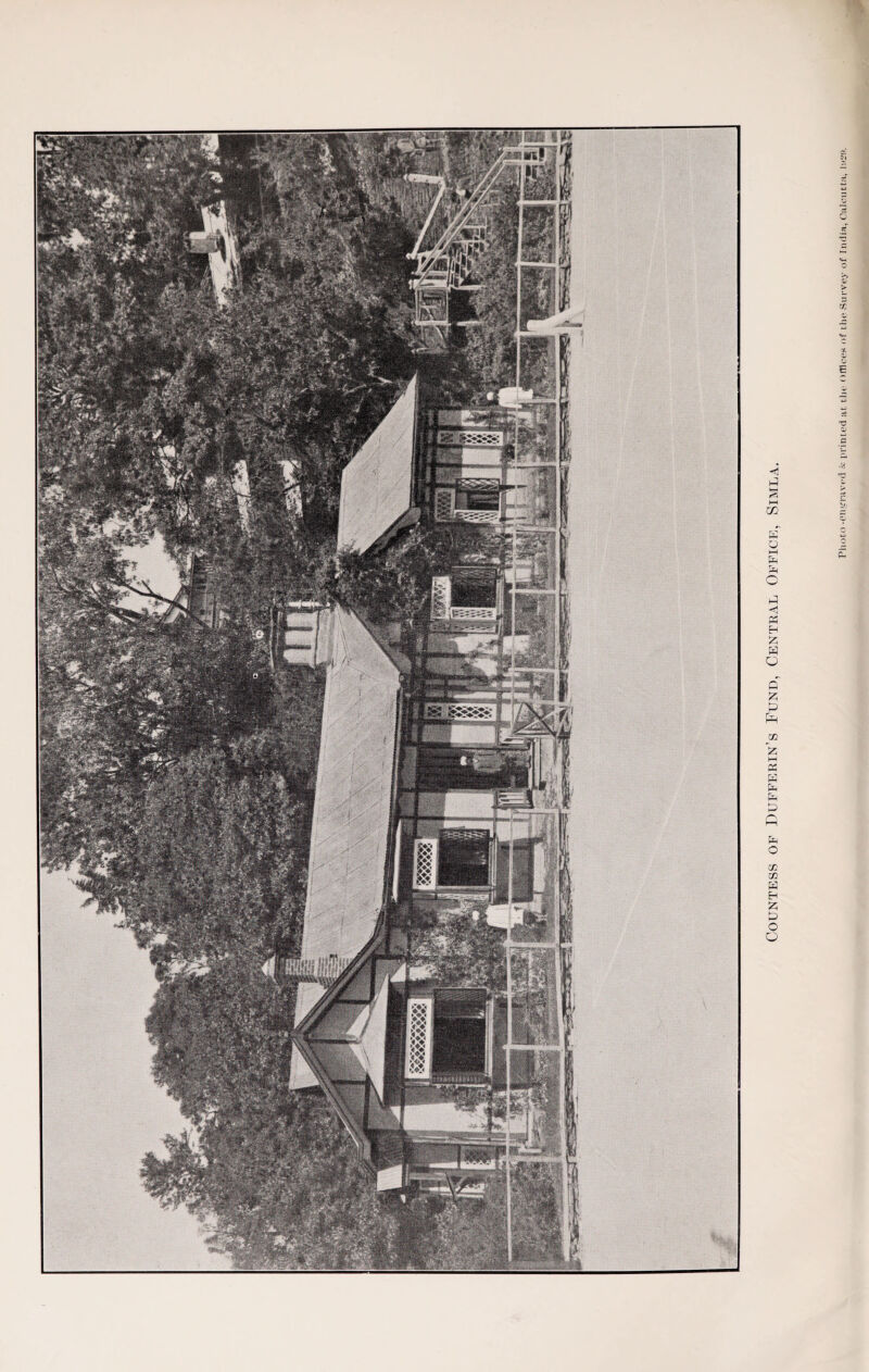 Countess of Dufferin’s Fund, Central Office, Simla.