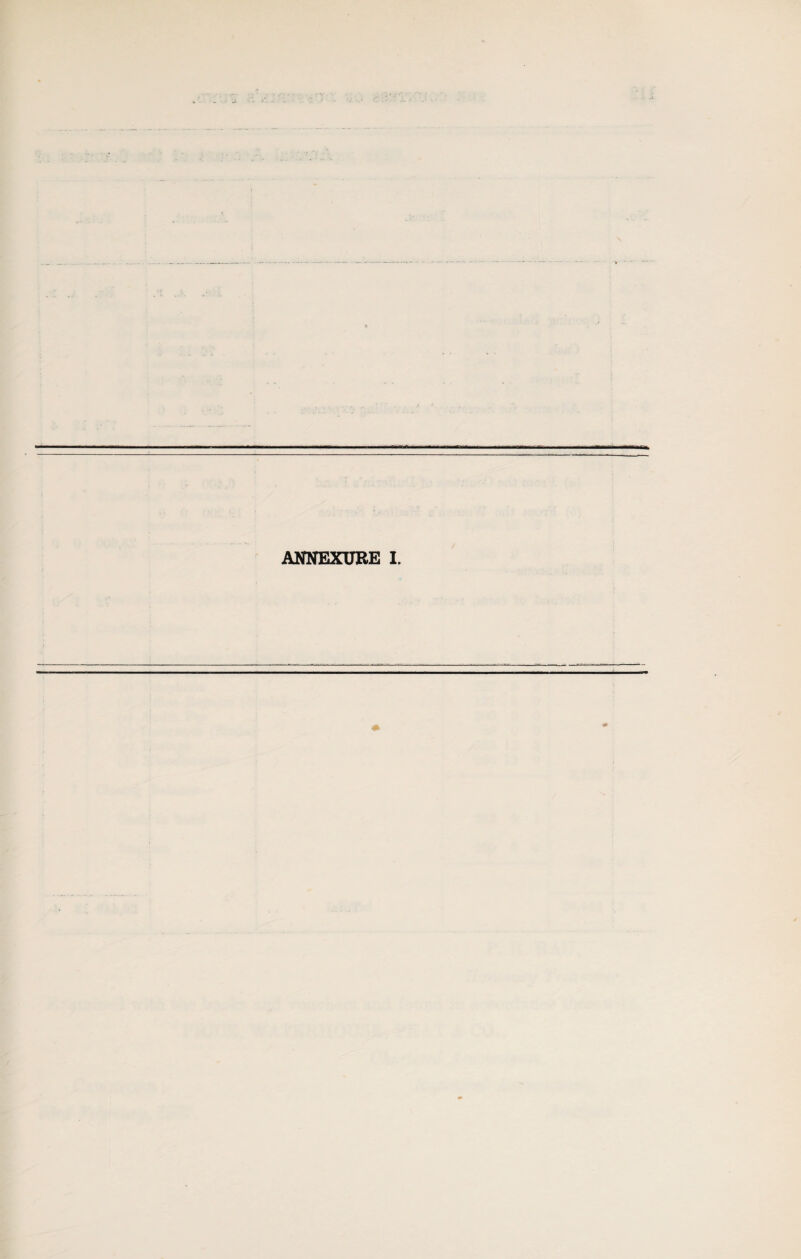 ANNEXURE I.