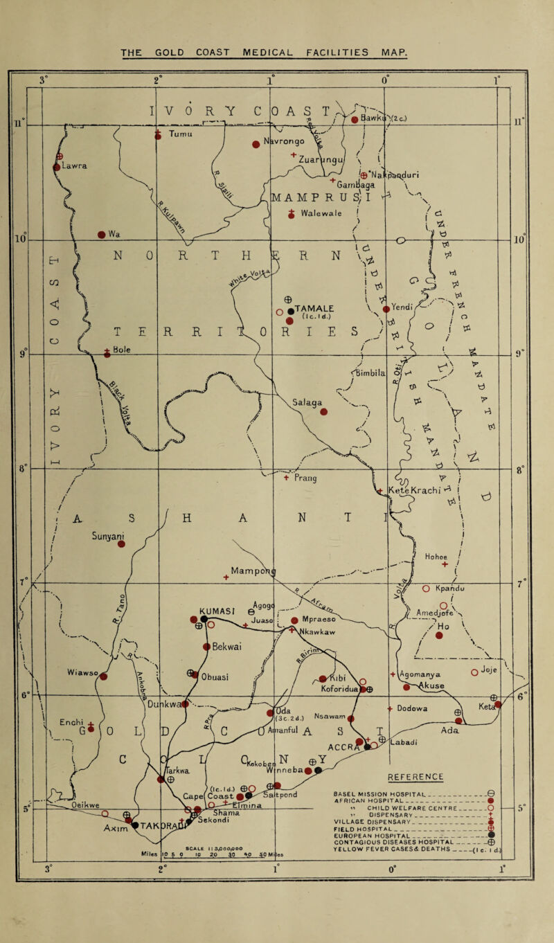 THE GOLD COAST MEDICAL FACILITIES MAP.