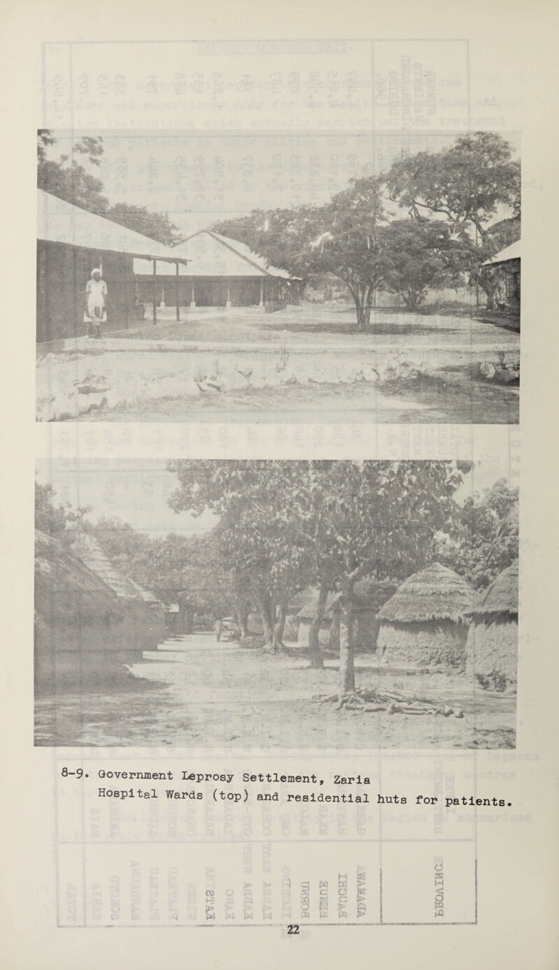 m 8-9. Government Leprosy Settlement, Zaria Hospital Wards (top) and residential huts for patients. AH 4 -j p£> *□-* | s~i S K C (> j <3 • ■; v: - rr- , fc? S £n fy, j Ljtj, '. j . ,Jp PP s** $ w _____ _ _,n _ r-TCWt3.^,-lTn