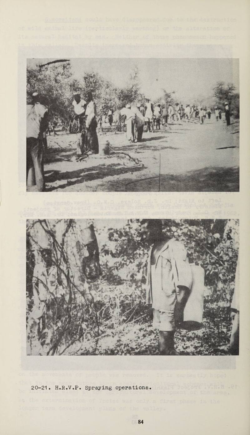 20-21* H*R.V.P. Spraying operations*