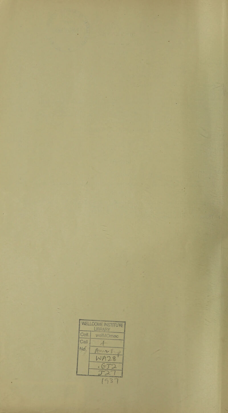 J WELLCOME INSTITUTE I library I Ooh*. | wolf' COmec leaf i ■Gro.