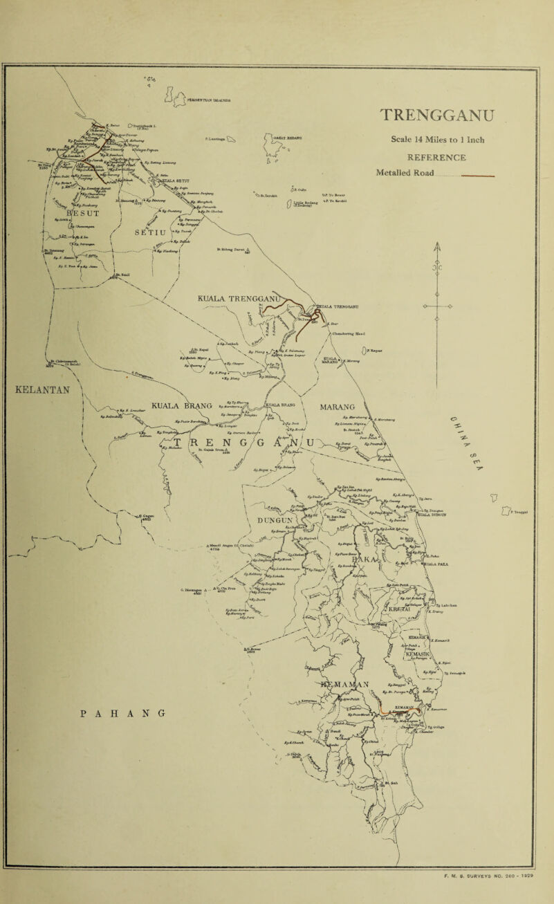 F. M. S. SURVEYS NO. 260 - 1929