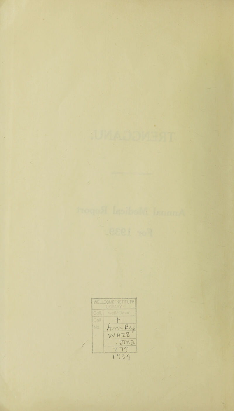 WElLOT'e INSTITUTE r^arjttww.-xwer ar^nfistsea t No. /Vi/wv KxiJ YJ A 'll ■ 7/Y\£. rr i CH'’I