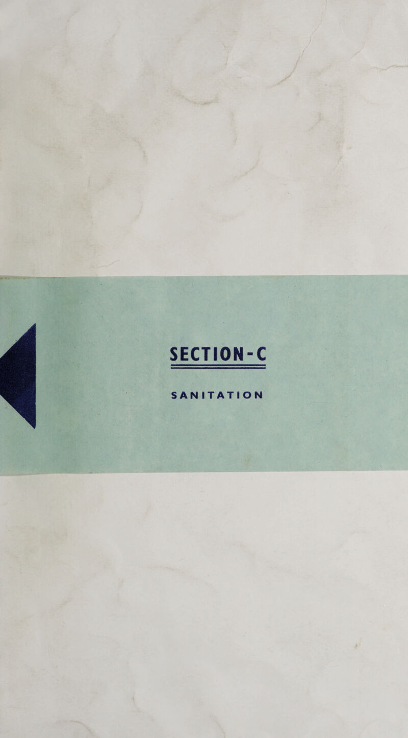 y SECTION-C T SAN ITATION