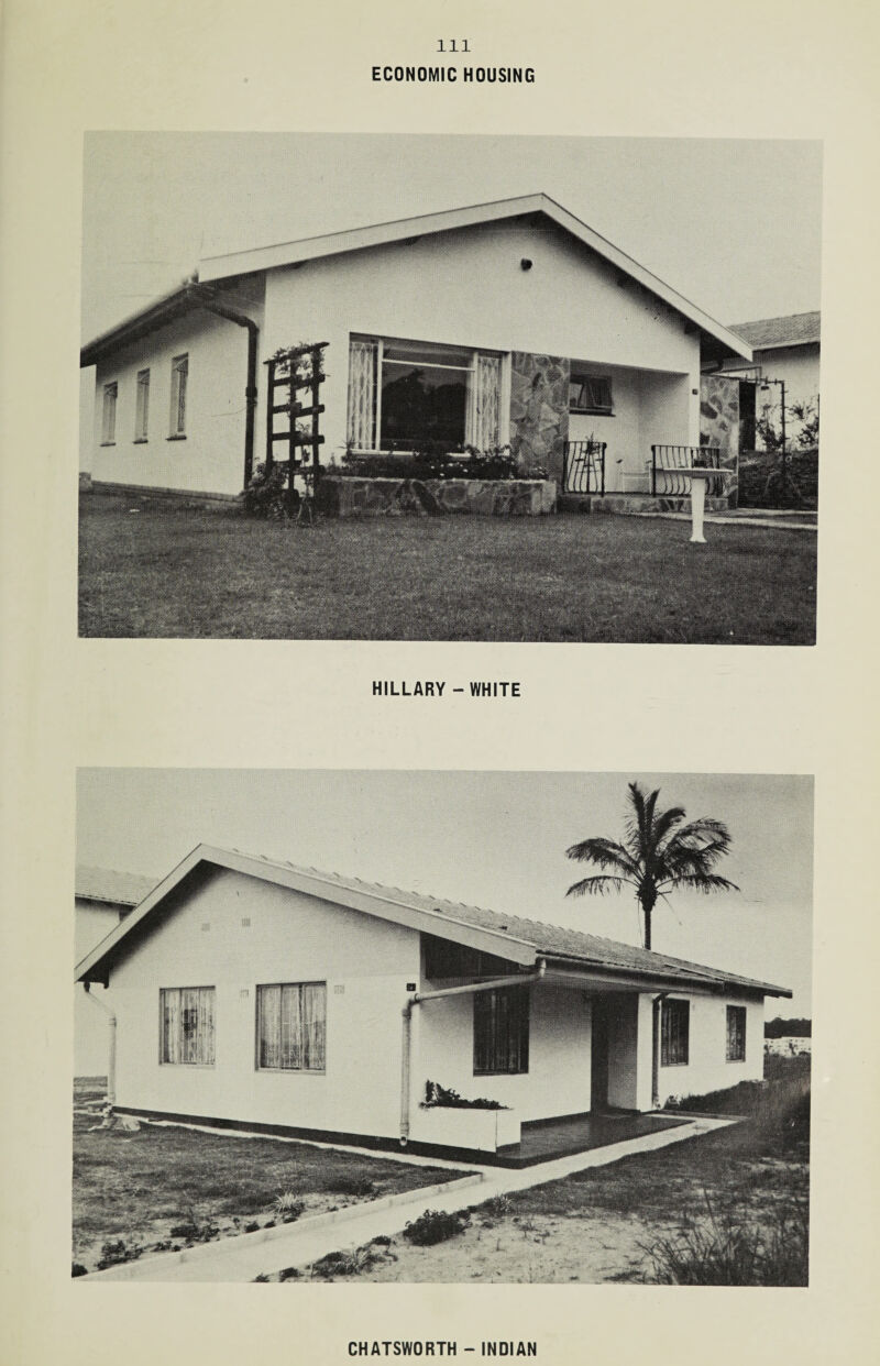 ECONOMIC HOUSING HILLARY - WHITE CHATSWORTH - INDIAN JV'