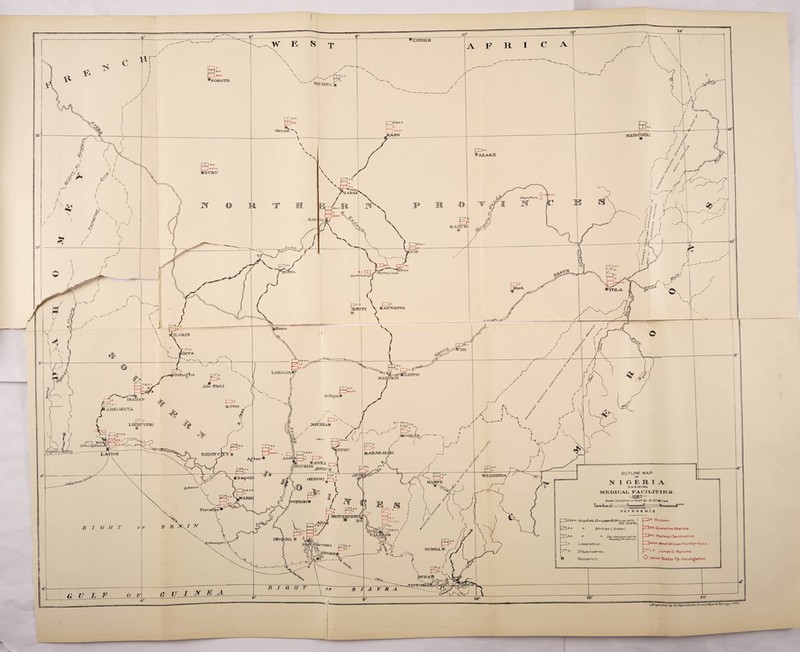 Lithographed by the Reproduction Branch, Nigeria Surveys, I