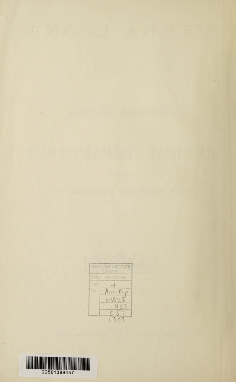 LitnARY Coll. wg 40m©c Cali .+ . No. WA'Z'Z 1 - HS3 f .-£-£2 J I °t 0 %