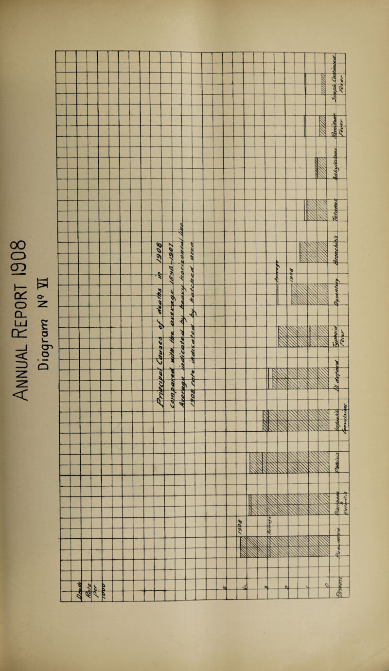 Annual Report 1908 Diagram N° YI