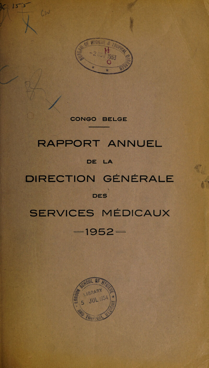 RAPPORT ANNUEL DE LA DIRECTION GEN^RALE SERVICES MEiDICAUX