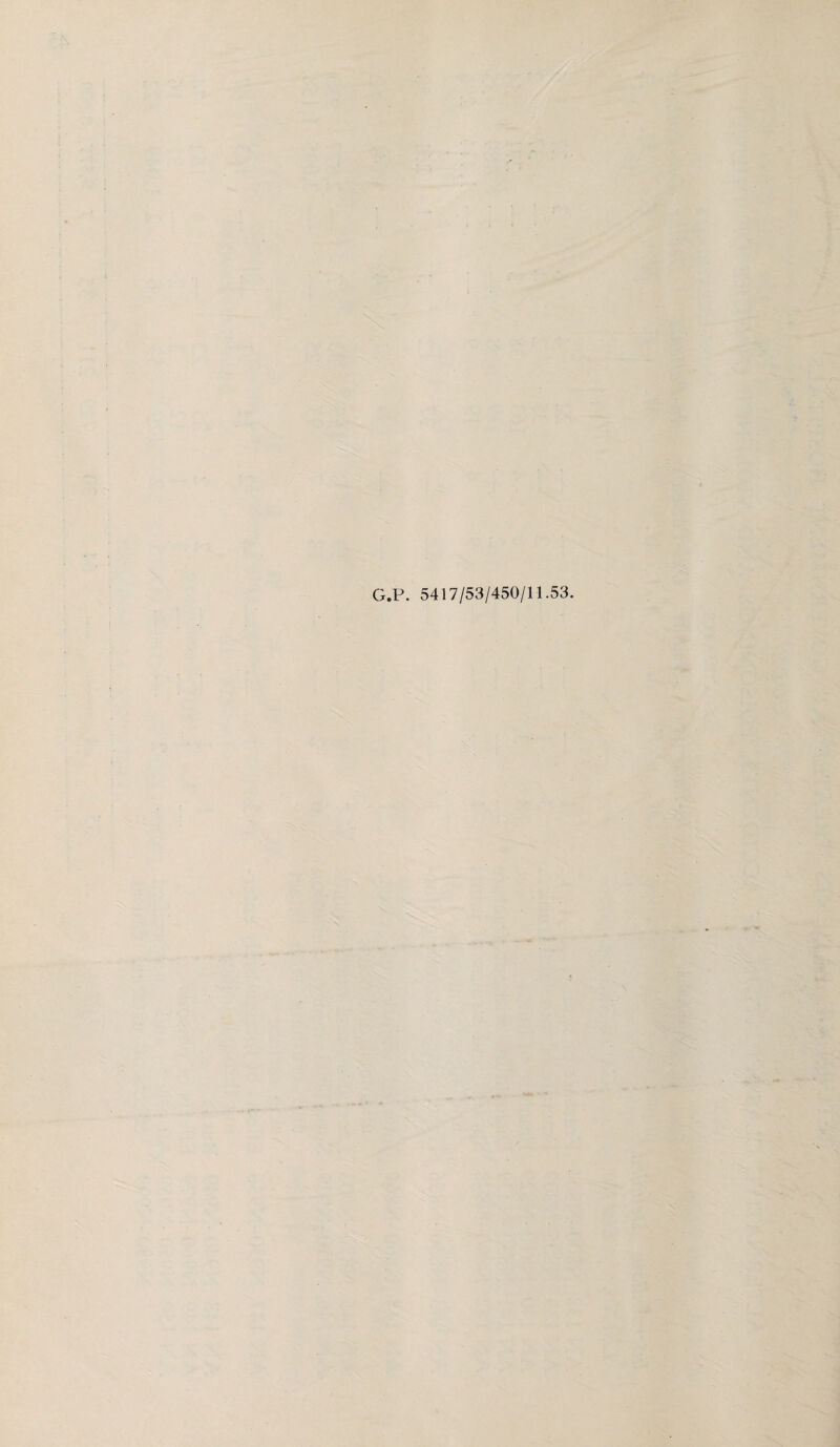 G.P. 5417/53/450/11.53.