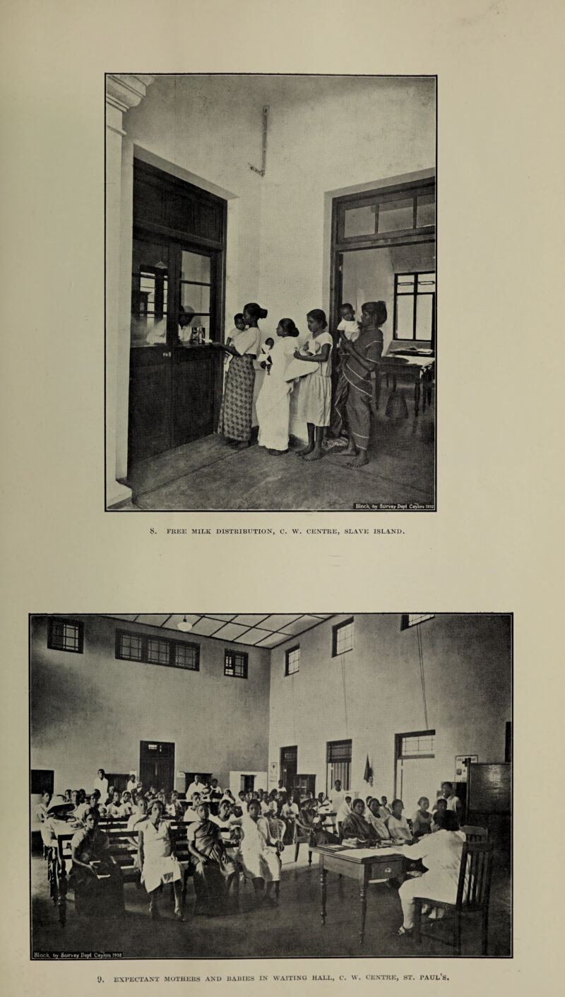 y. EXPECTANT MOTHERS AND BABIES IN WAITING HALL, C. W. CENTRE, ST. PAUL’S,