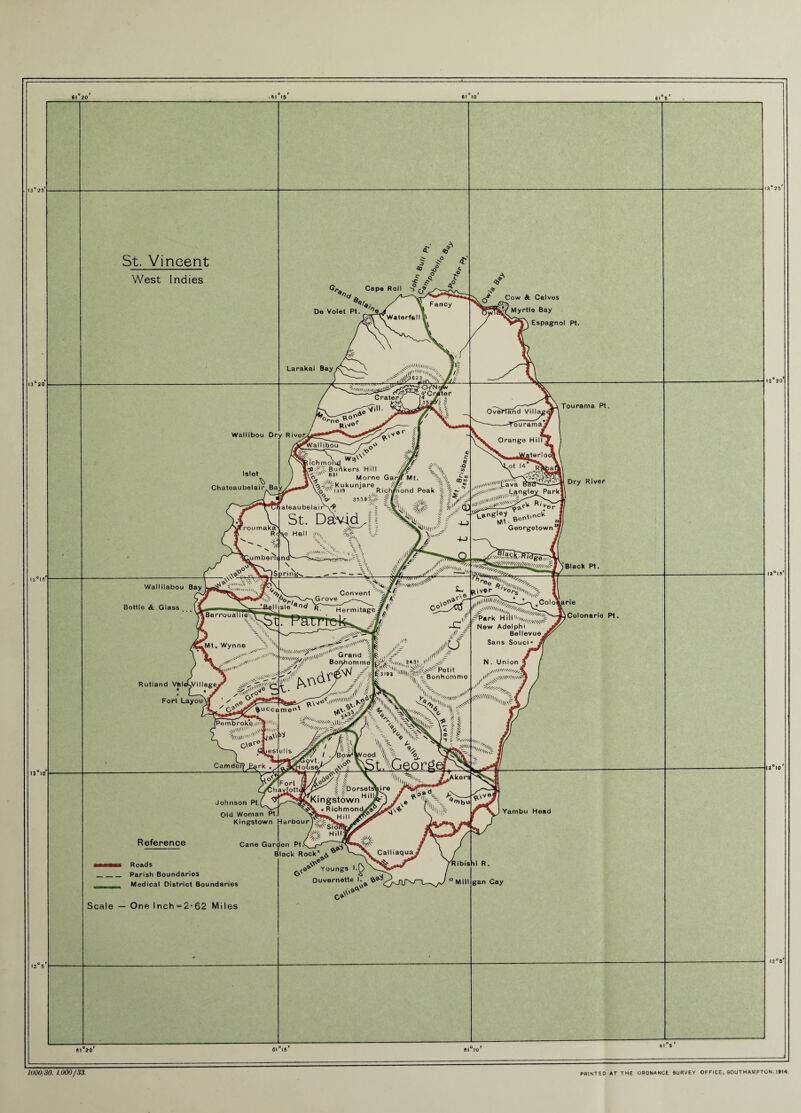 61 20 13*26 13 0 2 o' - 13 ° I S' 13 10 1000/30. 1.000/33. PRINTED AT THE ORDNANCE SURVEY OFFICE, SOUTHAMPTON. 1*14.