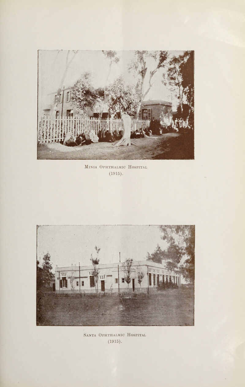 (1915). Santa Ophthalmic Hospital (1915).
