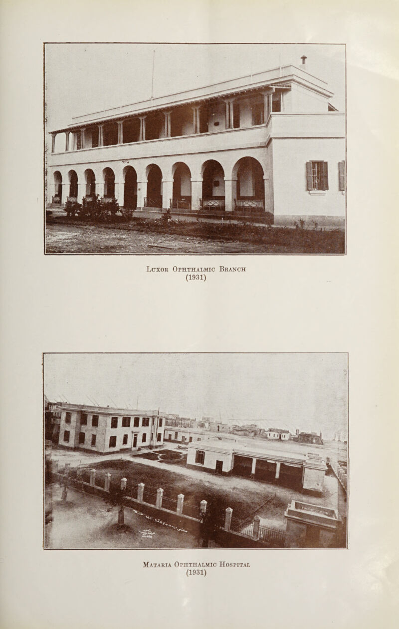 (1931) Mataria Ophthalmic Hospital (1931)