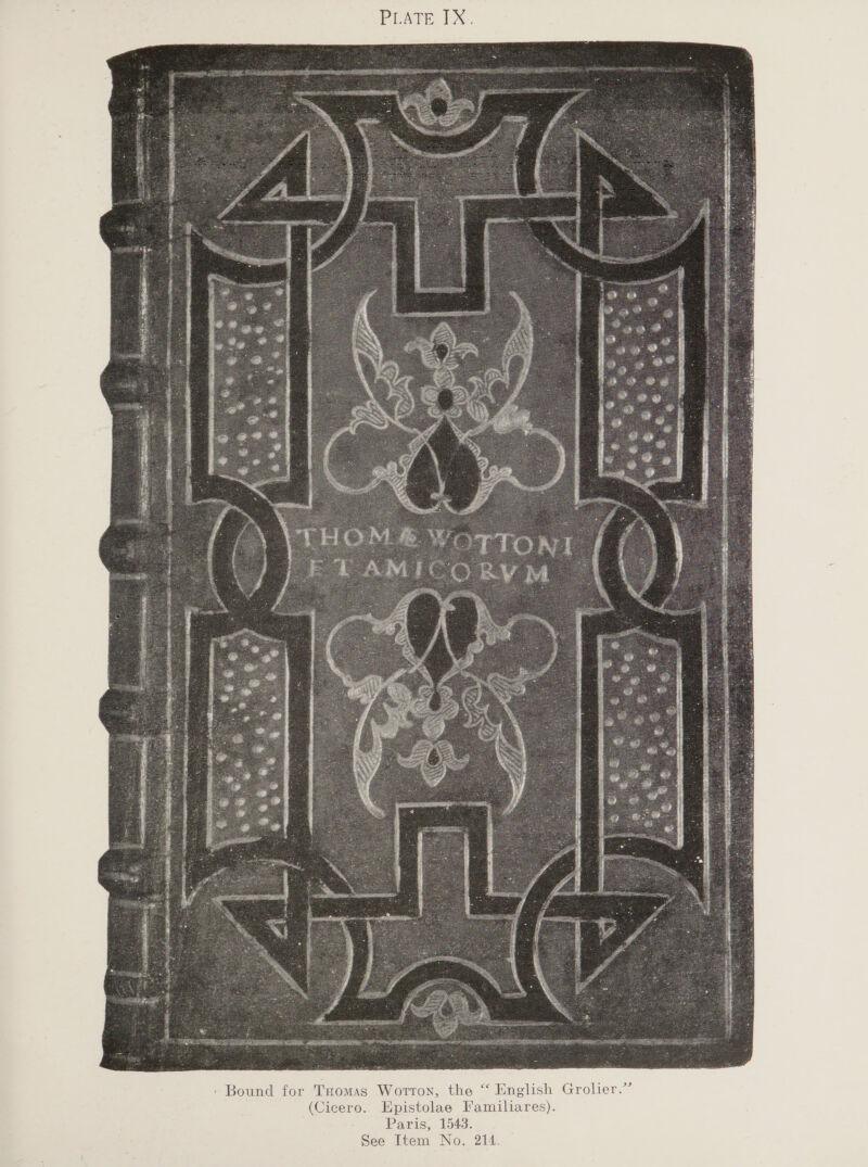 LOW via sibs: tis ’ a ae ey yy) iy Epistolae Familiares). Paris, 1543. See Item No. 214. (Cicero. 