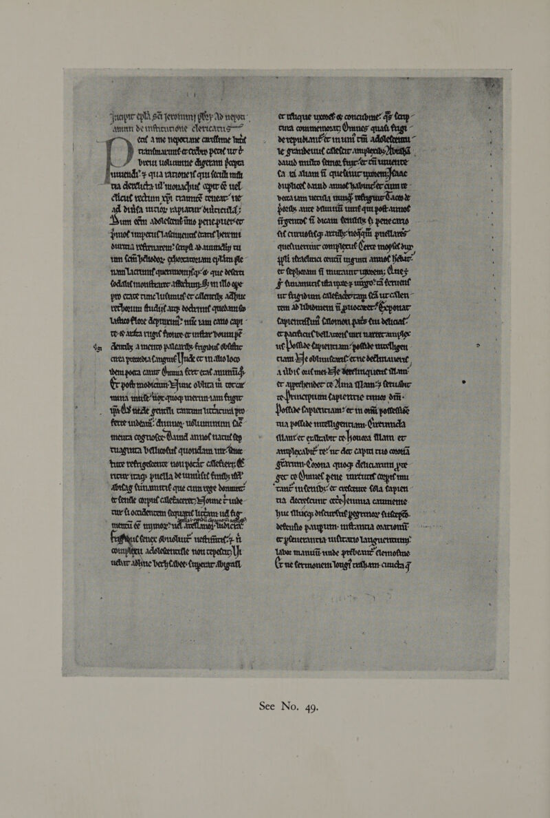 if anetttt deanfheundie clericanis——7 Wren uote digeramn poopta Punends’¢ qua varonent qi tech mith 4s Hert vec xp crane onear’ ne Ditifa weloy raprare’ duicierild; uit ein Adletenbiine yeneprier“eor $mmot inperuClatenyenat cane vewrms Sura efenare” erphl ad aramdity ca nan Lacrinf quersmonnyfas:e que deteres fodalel montheaure atichinn-5; 1 tMlo ape PUD ccace rune luttenral er cAlettetly, ad fpise Tey atcha riugit flotice-er inftar voutn ye denny a men palearily Grnouel obitthe crea pots Canal Ufride ex 10 ato Ten wen pocra canur Oroeua fere ecat amueniige Ge pot mnodiciaty ime oVhra tt core’ sara sntite thor quod mertnzam fygte fecee-widtarit: Auurrtngy, wSleerereentean (36 tena cogroter: Oamnd annof nant tep TUAgIUTA VAliewtut quondam wie“Anee- Thure refrigehoenee tron pect cAletiery Of team tracy pruetia deterntitet fridy Arfag Cunamene que crm rege donmneec- tr fenile coxyrut caletacerer; Jorme r-iide- ie he vere 1am Nerul murah vethupitue aces fords awe deine ume qut pottannot ec Kegon muraunr unnem; Cees ur fupibueen calender ure — ut {aprerrcrampottide tacelligert, cram Fe ottineteant erne deClmanerat atbit out mer e-teretneuent Mam tc aypeetyenider ce Una tam’ Ceredbur ce-lhrinerpiutm Caprertrie ermee omit Hottie fapterciamec tn oritt pottethse Tua pottade melligentiant- flanver extkraltr relyoneea filam eo anntplecabee reac der cata ci consti gerne Cooma quoce deraacumn por ge co Quer pene rmeturet coget ems “cant intents” eveleenne {ola tapien « na decretarnc oceJenuma camnente: Wure tricep deferral poyrerran frettep®. defenfe paupum: mftana manent er plareranicra wrficario languetmny: labor manefit- unde prebere lemotine 