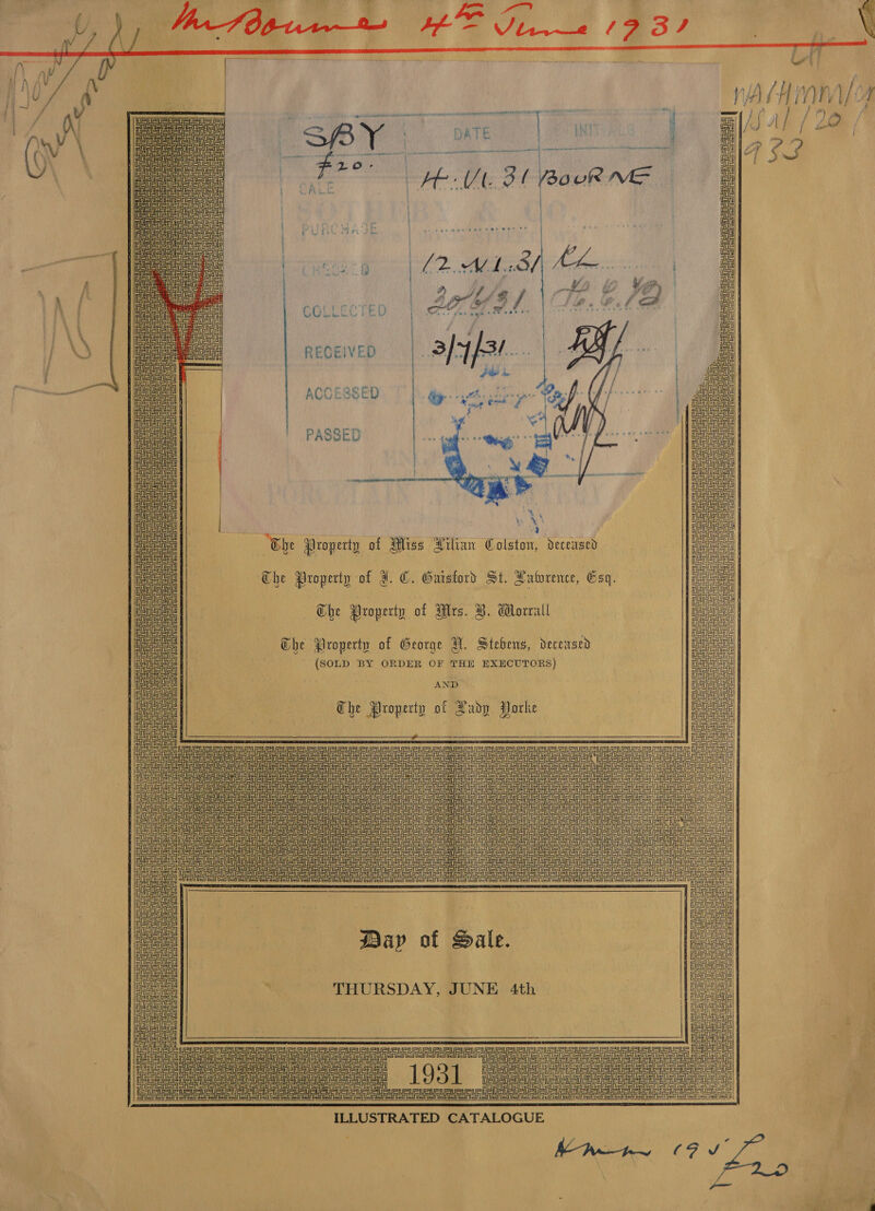                          j iy . vi (Hn }/ I WVU . oe Aan - my } 7 / P); ; oe ve sna j eo) + fae / if er ei csirenaniamammeramniactsd | is KS Al / ‘a / . CASAS | iN} i a : | WN Ee oS . SB Y . pe i assem Bla 2 ; pe OR ta al V\ fae oa ee ae ke Ae eee Te 1s 1) ASUPNTE B oS | | 8 os oe | 2 = rt pet alias i CASAS eae 14h aaa ee ) A e Pe i (hd ve apa MAS, (Fee : 1 Sata. ena aa by 8: O Vé) ie Eo ee wen | LOPAS/ \ Tb. ea a eee ie gael COLLECTED eyes Ss endcaah ae | Fa ee at aaa ris? B eal : i ee RECEIVED an j mon ; SAA =i jee | ACCESSED | ap CASaSAlSh } Baa CaaS | AeA SAA CASSIS f PASSED oe SSA geen SnSh | CASA oneal eae oA CA eral CASA SA SA |) SSSA Sa CAS ASRISA CASAS Rent ra TL aig ete CoA oASA CaeRuath Uauauaus J me | H} / + aye yy ~ canbe | ae “The Property of Wiss Rilian Colston, deceased ee | e Fan Stormer Sta f ay ae OMT Za is 5 % , : La ermal oe! Che Property of A. ©. Garstord St. Lalorence, Esq. fees cl ¥ ‘ + Worrall Eas fae Ghe Property of Mrs. B. Worrall au Dat | Meee tae | The Property of George A. Stebens, decensed oe Enea ne SOLD BY ORDER OF THE EXECUTORS) Crea SA | ceca | ( ata CRSA SASA A) AND OER Feel ees , Sta ba Che Property of Lady ork Lo aaa | [SS eee eee oS SoS eee ee aerate St ttt Sr a Sa TS aS Saat Sa faucets | ee ee Se ee eee ee ec eee JP etre eee See ST eee Te eee eT Pernenene ete ee ececet ee rE eee waueuaie CST SA SRSA OST ASS a or on Sa ee a URE ce ee ee a er de SA eer pg eee er ee Sar ee ee Tee HER TeTeUMUMEeTe Ue ueLeLe CASAS ORION Sr) OR SA ao eer ee eS Oe ee een on CASA Soo Tee enA USUAL EP UE Le URLAELeuatS CRS SAS SA ASS on oR a oo eo REO A SASS STON GA SRS Snorer on aean eee Ueuaueuaie on SRSA SSA on oR oo ooo ee oa REE eS ON SAS ORS oom ooo on meres AUALEUSLeuauE GF PS ere ar Tee Se ne ts oF CASA eASh Sie SS CASA SHSA ae UAGaoAeA Pea Dap of Sale. OAuASASA CASAS    THURSDAY, JUNE 4th   