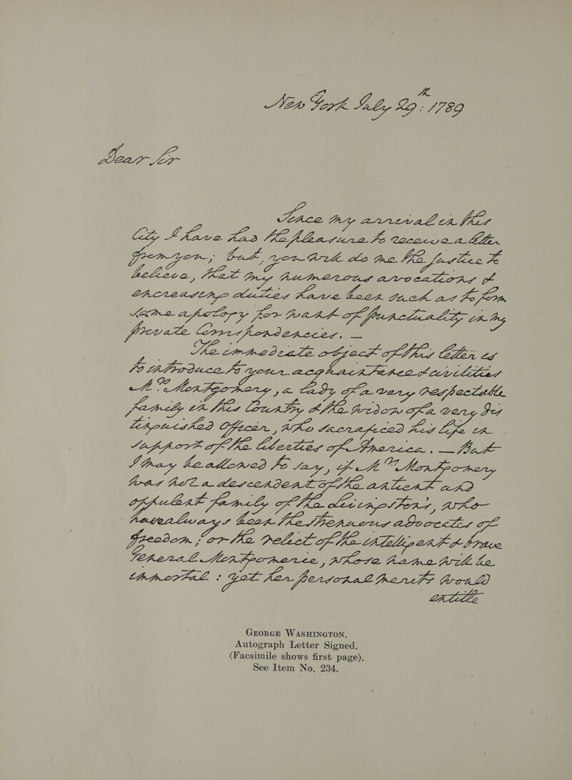 Sear Lr Zp ee Ze eco, Mek Deg ALBDCL2ONS ArveczZony of CACTEAS EAS _ ae, ee! Eien TACK AT Ko Kom Kane afurtary for wank GF fAclan LE cn tg SPM ise ep eGo FU hod PITS ILE wee sy oe CCL Aachahenhecutltg ZtettsKed Sfeecan Moe Oo c22feced oe eee Aras Adl.a derceraBeaLaZe aK. aK GEORGE WASHINGTON. Autograph Letter Signed. (Facsimile shows first page), See Item No, 234.