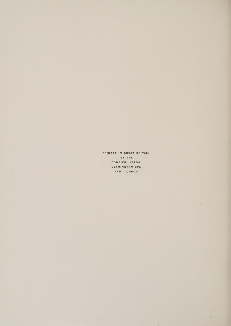 ey THE COURIER PRESS LEAMINGTON SPA AND LONDON 