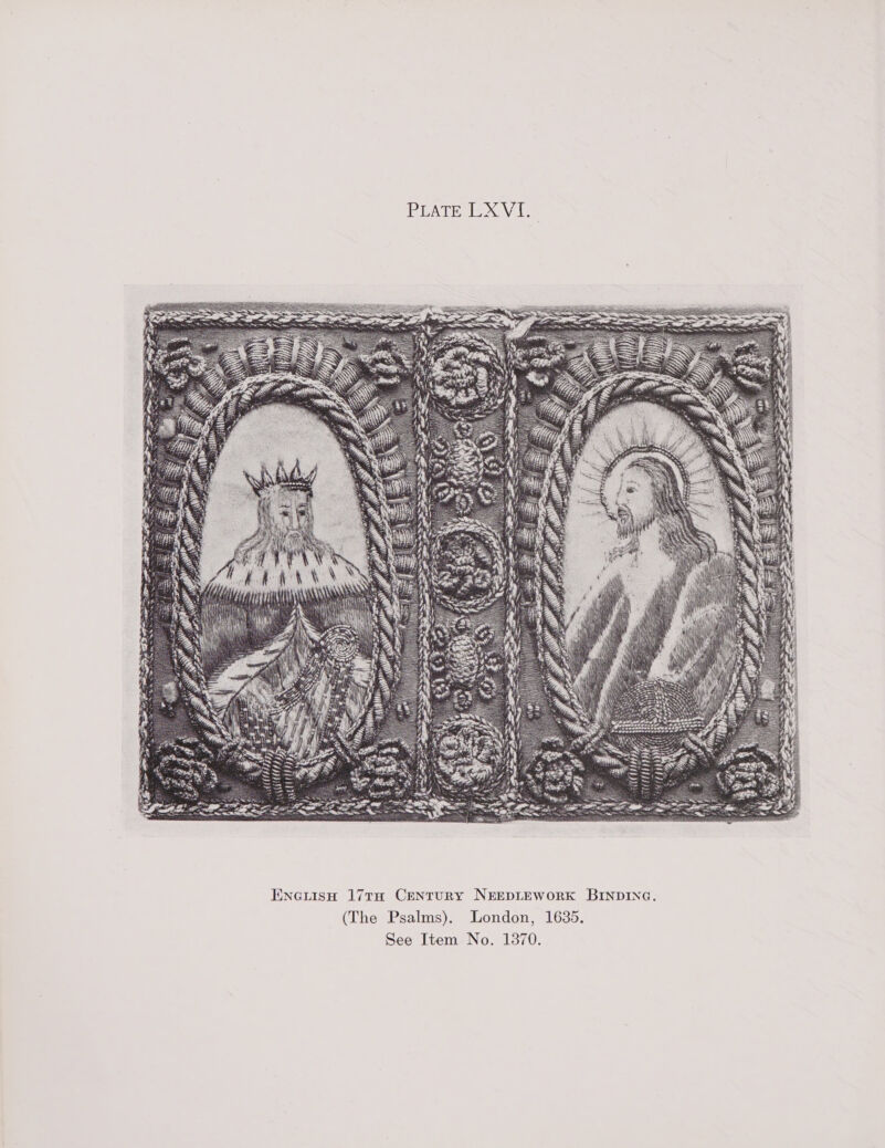 PA Tales yy  ENGuIsH 17TH CENTURY NEEDLEWORK BINDING. London, 1635. (The Psalms). See Item No. 1370.