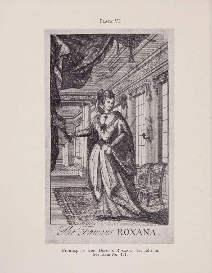 PUATH avs           oars Sa eee an ence  Frontispiece from Drrorn’s Roxana. lst Edition,